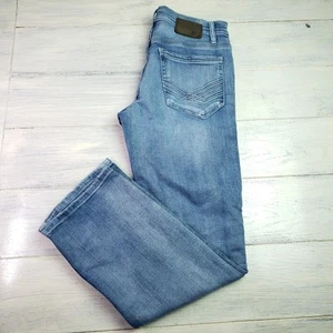 BKE Buckle Jake Straight Leg Jeans Herren 34x32 Blue Wash Denim ABS15257 - Bild 1 von 10