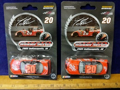 2 件装 2006 年动作获奖者系列 1/64 托尼·斯图尔特 #20 家得宝 2005 年 Indy Win — 第 1/4 张图片