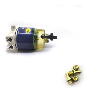 R12T Fuel Filter Separator Complete Kit fits Gas and Diesel Engine Replacement - Picture 1 of 11