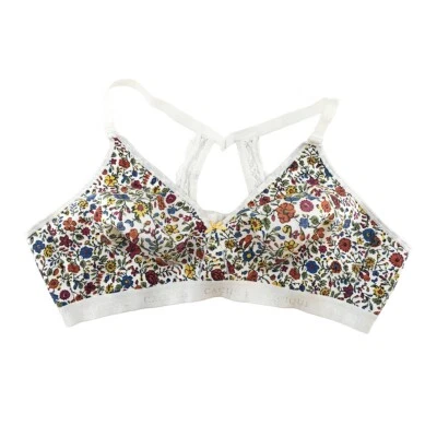 Бюстгальтер CACIQUE без подкладки полное покрытие без провода • 50C • белый, многоцветный цветочный - Изображение 1 из 4