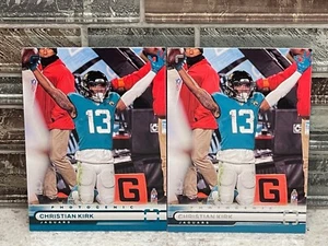 CHRISTIAN KIRK ~ 2022 Chronicles Photogentic #PH-7 Base & Teal Foil PWE - Imagen 1 de 2