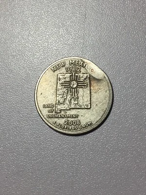 2008 P Mint Error Quarter  - Image 1 of 2