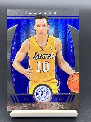 STEVE NASH SP “BLUE” PARALLEL #/49 ~ 2013-14 TOTALLY CERTIFIED #109 ~ LAKERS! - Image 1 of 4