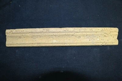 Riel de silla de travertino marrón remodelación de pared piedra baño cocina 12x1x2 CR-3 Foto 1 de 4