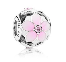 Genuine Pandora Sterling Silver Magnolia Bloom Charm - 792087PCZ