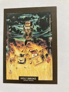 Brockum RockCards 1991 obras de arte adhesivas - Holy Smoke Derek Riggs - Imagen 1 de 2