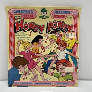 Vintage Peter Pan Record Hokey Pokey/Skip To My Lou And 2 More Songs 45 RBM *NEW - Picture 1 of 5