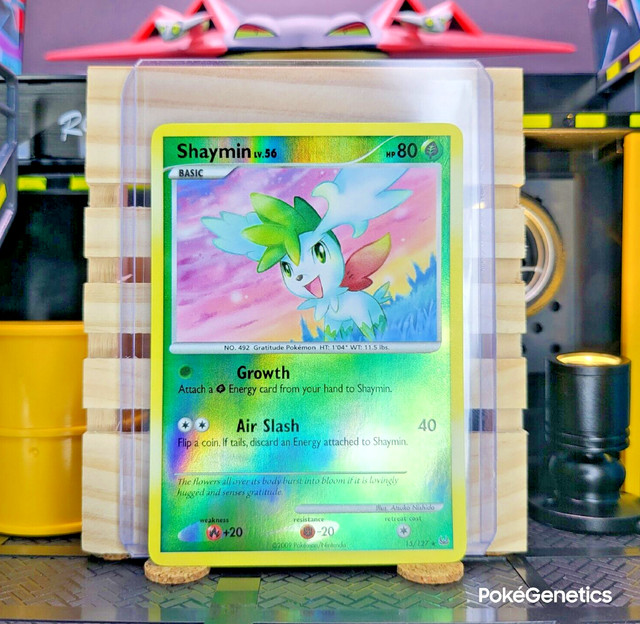 Preços baixos em Jogos de cartas colecionáveis individuais Shaymin Pokémon  TCG ultra raros em inglês