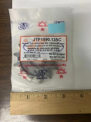 Nuevo piñón delantero de acero JT 13T Yamaha WR250F WR250X YZ250F JTF1590.13SC SB1 Foto 1 de 2