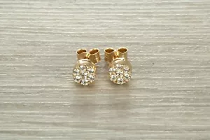 Schlichte Everyday Diamant Ohrstecker in Gelbgold - Bild 1 von 6
