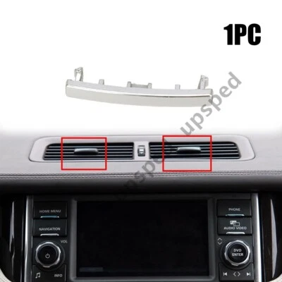 1x Tira de clip de salida de pieza de palanca de ventilación de aire acondicionado cromada para Range Rover 2007-2012 Foto 1 de 4