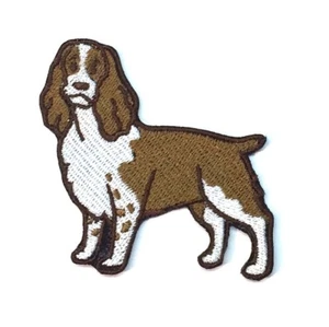 English Springer Spaniel Iron On Embroidered Patch - Picture 1 of 1
