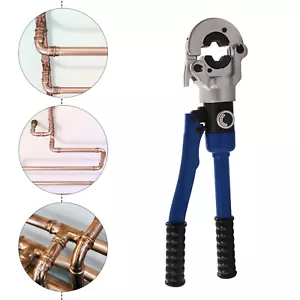 Copper Pipe Crimper Fittings Pressing Pliers Hydraulic Pipe Crimping Tool AU - Picture 1 of 4