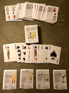 Jim Beam Jacobs Ghost White Whiskey Playing & Recipe Cards - NEW/NEVER USED - Picture 1 of 1