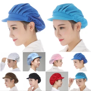 Adult Chefs Hat Catering Baker Elastic Adjustable Men Women Kitchen Cook Cap Hot - Picture 1 of 34