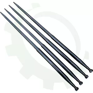 4x zęby ładowacza czołowego 1100mm zęby belowe zęby do ładowacza czołowego 110cm M 22X1,5 - Zdjęcie 1 z 2