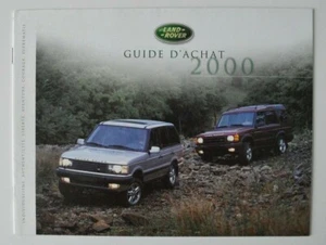 LAND ROVER Full Line 2000 dealer brochure  French - Canada Discovery Range Rover - Photo 1 sur 3