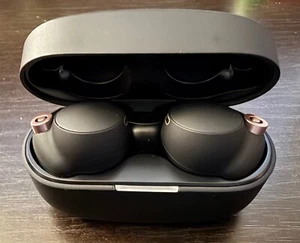 Sony WF-1000XM4 Écouteurs sans fil antibruit WF1000XM4 - Noir - Photo 1 sur 2