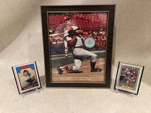 Carl Yastrzemski Boston Red Sox Framed 8x10 Photo Print, Hologram w/ Cards - Picture 1 of 9
