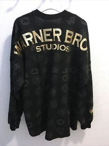 Spirit Jersey Warner Bros. Studios 100th Anniversary L/S T Shirt Black Size L - Picture 1 of 6