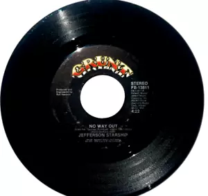 JEFFERSON STARSHIP - No Way Out / Rose Goes To - Vinyl 45upm 1984 Grunt FB-13811 - Bild 1 von 4