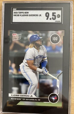 2020 Topps Now MLB Network’s Top 100 Players Vladimir Guerrero JR #MN100 SGC 9.5 - Image 1 of 2