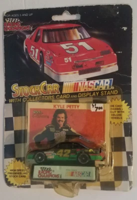 NOS 1991 Racing Champions Kyle Petty NASCAR #42 Stock Car 1/64 Scale Diecast.  - Image 1 of 4