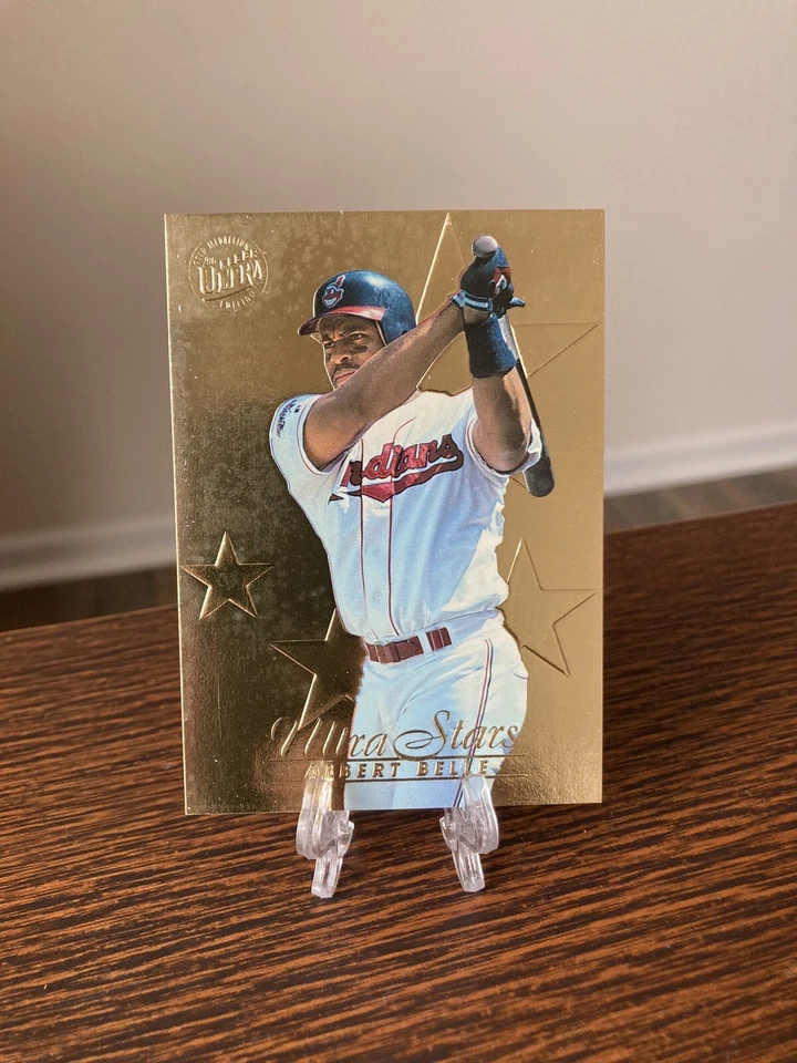 1996 Fleer Ultra Stars Gold Medallion Albert Belle SP RARE ex Small Scratch - Image 1 of 4