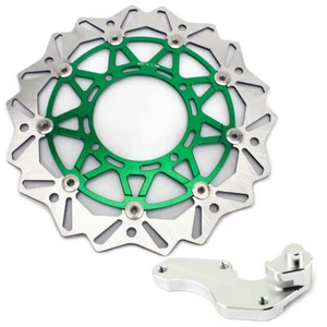 For Kawasaki Oversize Green Brake Rotor Adapter KX250F KX450F KLX450R KX125/250 - Picture 1 of 11