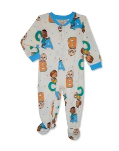 3T Cocomelon Toddler One Piece Footed Sleeper Pajamas #4671 - Picture 1 of 4