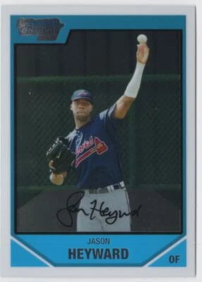 2007 BOWMAN CHROME 1ST RC JAYSON HEYWARD DODGERS R15 - Image 1 of 2