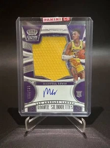 2023-24 Panini Crown Royale Rookie Silhouettes Maxwell Lewis Jersey Auto /125 - Picture 1 of 2
