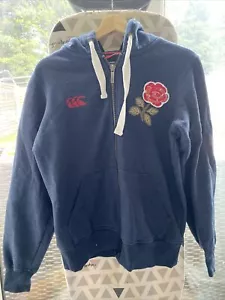 Canterbury Inghilterra Rugby Blu 1871 Felpa con Cappuccio Uomo Small - Foto 1 di 12