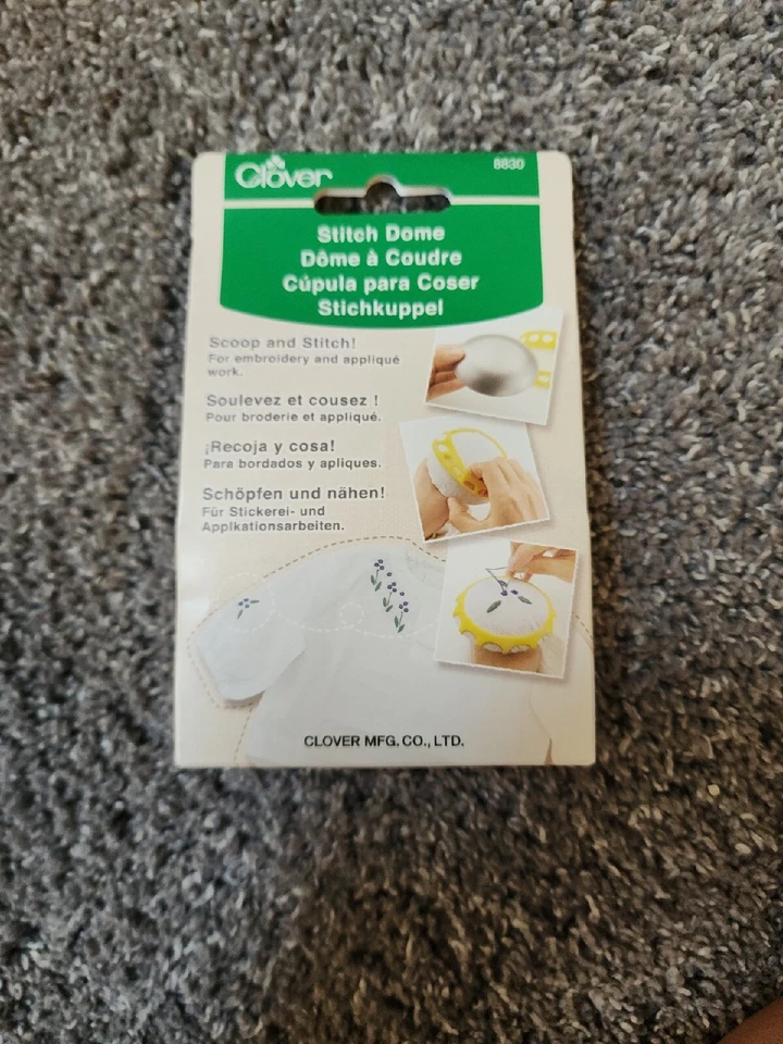 Clover Stitch Dome - 3 3/8" - Scoop & Stitch - Embroidery & Applique  - Image 1 of 1