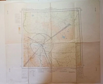 Mapa aeronáutico 1970 Departamento de Minas y Recursos Fort Nelson Kotcho Lake BC Foto 1 de 4