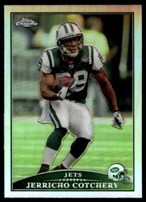 2009 Topps Chrome Refractors Jerricho Cotchery New York Jets #TC67 - Image 1 of 2