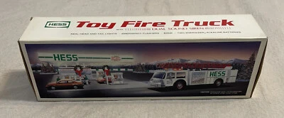 Camión de bomberos de juguete Hess 1989 de colección de gas de petróleo Foto 1 de 4