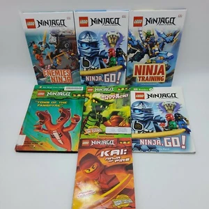 Lego Ninjago Mixed Book Lot Of 7 - 3 Paperbacks+4 Hardbacks-FREE SHIP. - Picture 1 of 12