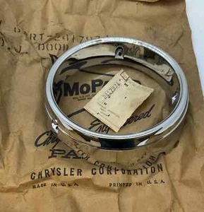 1964 Dodge Plymouth Right Passenger Side Outer Headlight Lamp Bezel 2417974 NOS - Picture 1 of 3