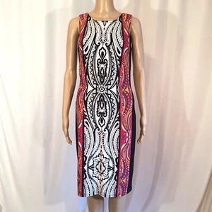 Joseph Ribkoff Sleeveless Shift Dress Women's Size 8 - Picture 1 of 7