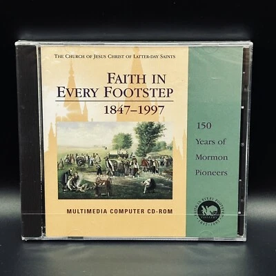 Faith In Every Footstep 1847-1997 Mormon Pioneers (CD, PC/Mac CD-ROM) **SEALED** - Image 1 of 4