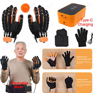 Hand Function Rehabilitation Robot Gloves Trainer for Finger Hemiplegia Recovery
