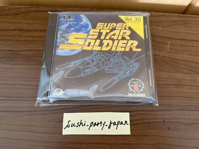 PC Engine HuCARD Super Star Soldier Game Cartridge Hudson Soft Tested w/Case - Image 1 of 4