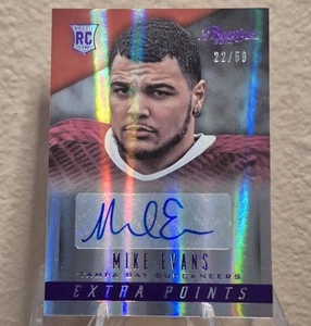 2014 Panini Prestige #274 Mike Evans - Extra Points Purple Auto /50 (RC) TAMPA - Picture 1 of 2