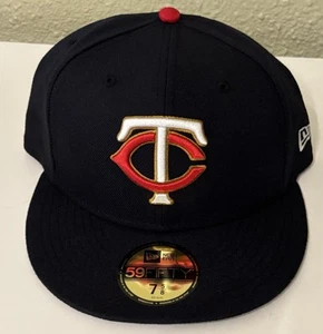 New Era 5950 Minnesota Twins Alternate Gold Fitted On Field Hat Size 7 5/8 NEW - Picture 1 of 10