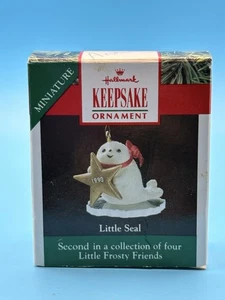 Hallmark Keepsake Ornament Little Frosty Friends Little Seal. Miniature. - Picture 1 of 8