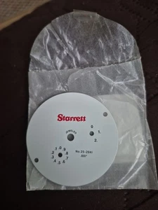NOS Vintage Starrett No. 25-2041 Messuhr Dial Indicator Dial Face Only .001" - Bild 1 von 2