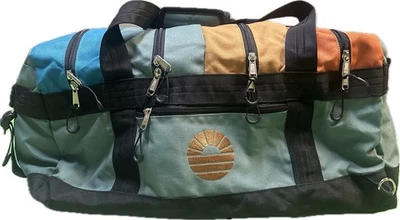 TOBIQ 60L Washable Duffel Bag Large Travel Backpack Colorblock 20" - Image 1 of 4