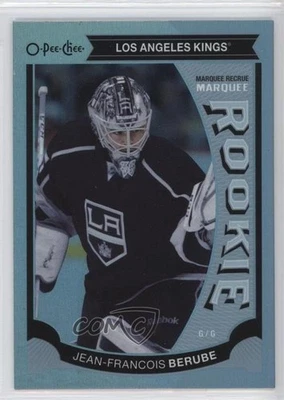 2015 O-Pee-Chee Marquee Rookies Rainbow Foil Jean-Francois Berube #519 Rookie RC - Image 1 of 2