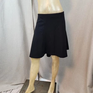 Old Navy Solid Black Skirt Size 16 XL XLARGE Back Zip - Picture 1 of 5